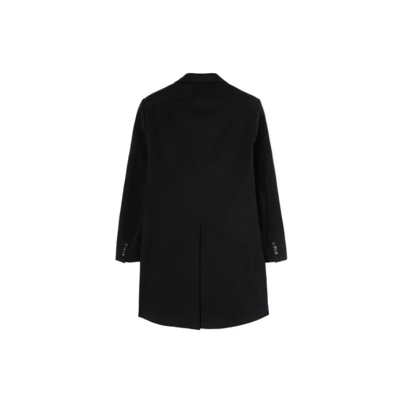 Loro Piana Coats Men Black-1