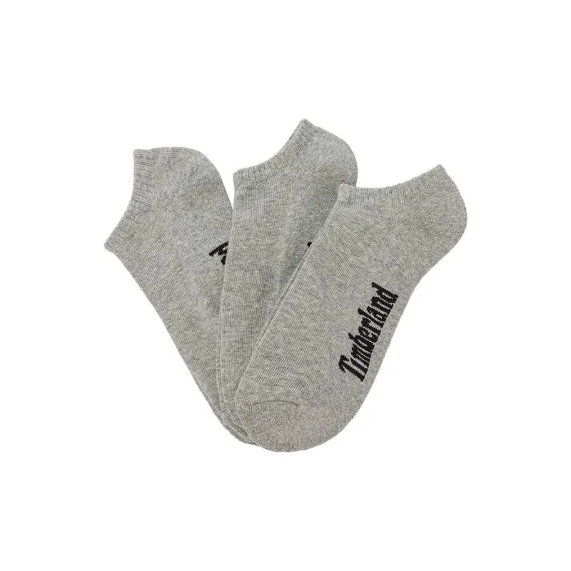 Timberland Ankle Socks Unisex 3 Pack Gray-0