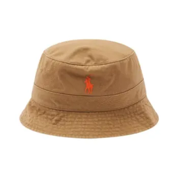 Polo Ralph Lauren Cotton Bucket Hats Unisex Brown
