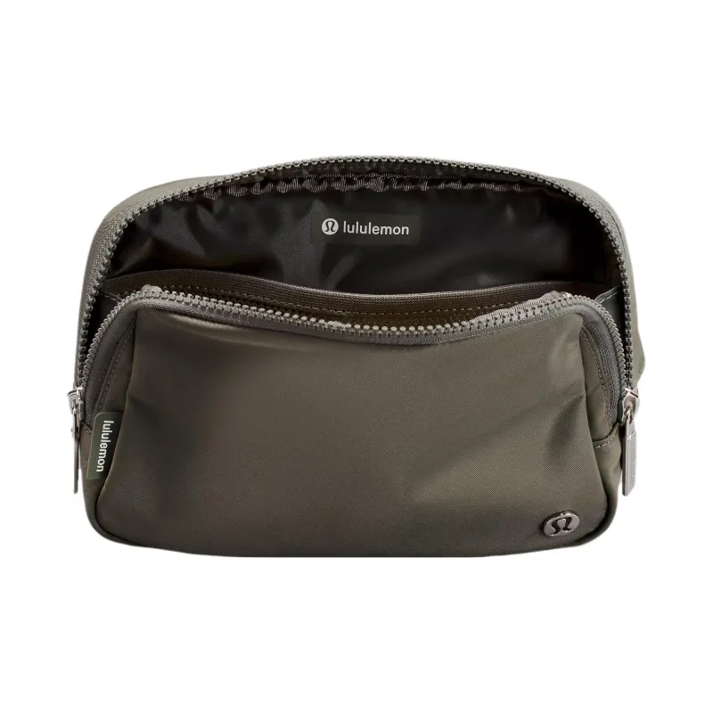 Lululemon Polyester With Nylon Sling Bag, One Shoulder, Crossbody, Fanny Pack Large Size Women's Sage Gray-3