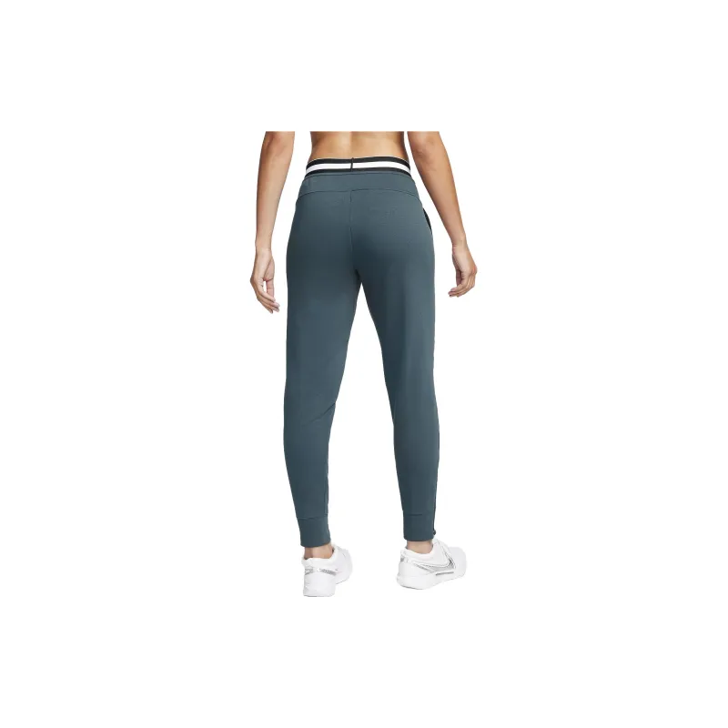 Nike Court Dri-FIT Heritage Knitted Sports Pants Women's Dark Cyan-1