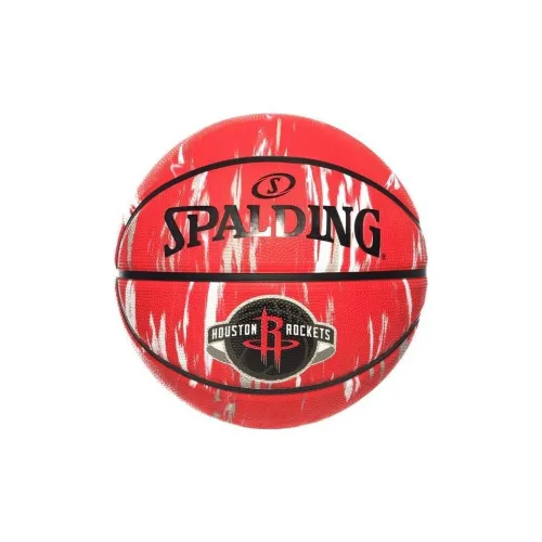 SPALDING Rubber Basketball Red White Size 7 Ball Training