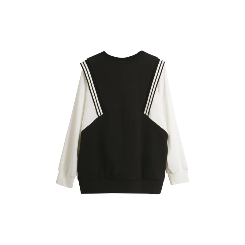 Olrain Sweatshirts Women's Black/White-1