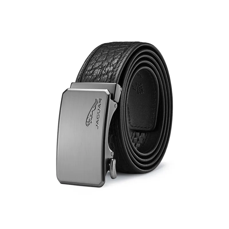 JAGUAR Automatic Buckle Quiet Luxury Wild Buffalo Leather Leather Belts Men's Width 3.5CM-1