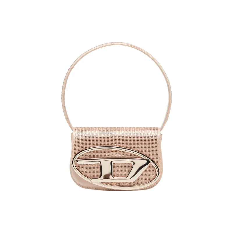 DIESEL With Cow Leather And Polyamide Handbag, Shoulder Bag Women's Pink-0