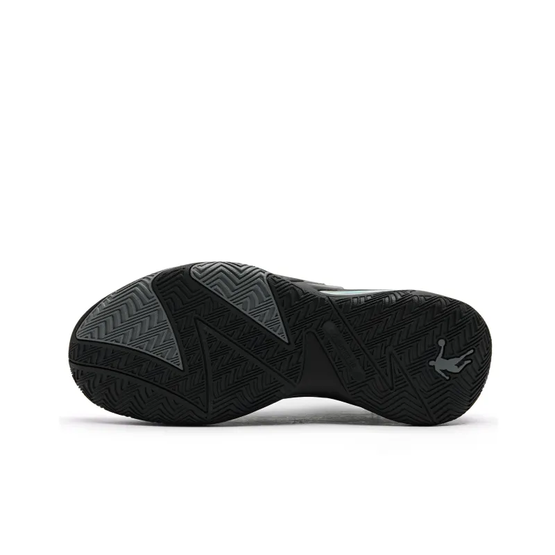 QIAODAN Broken Shadow 5 Basketball Shoes Men Low Top Black-4