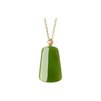 Linguanying Hetian Jade Hetian Jade Pendants Women's Jasper