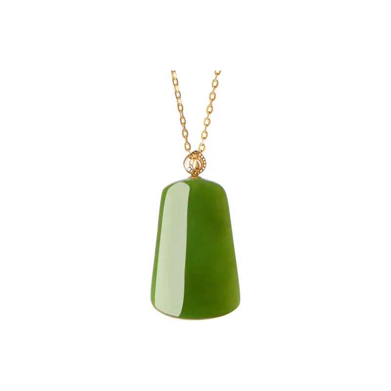 Linguanying Hetian Jade Hetian Jade Pendants Women's Jasper-0