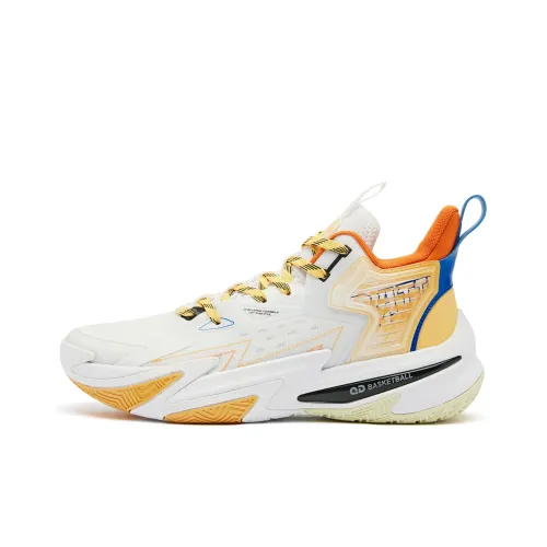 QIAODAN Broken Shadow 5 Basketball Shoes Men Low-Top Gold