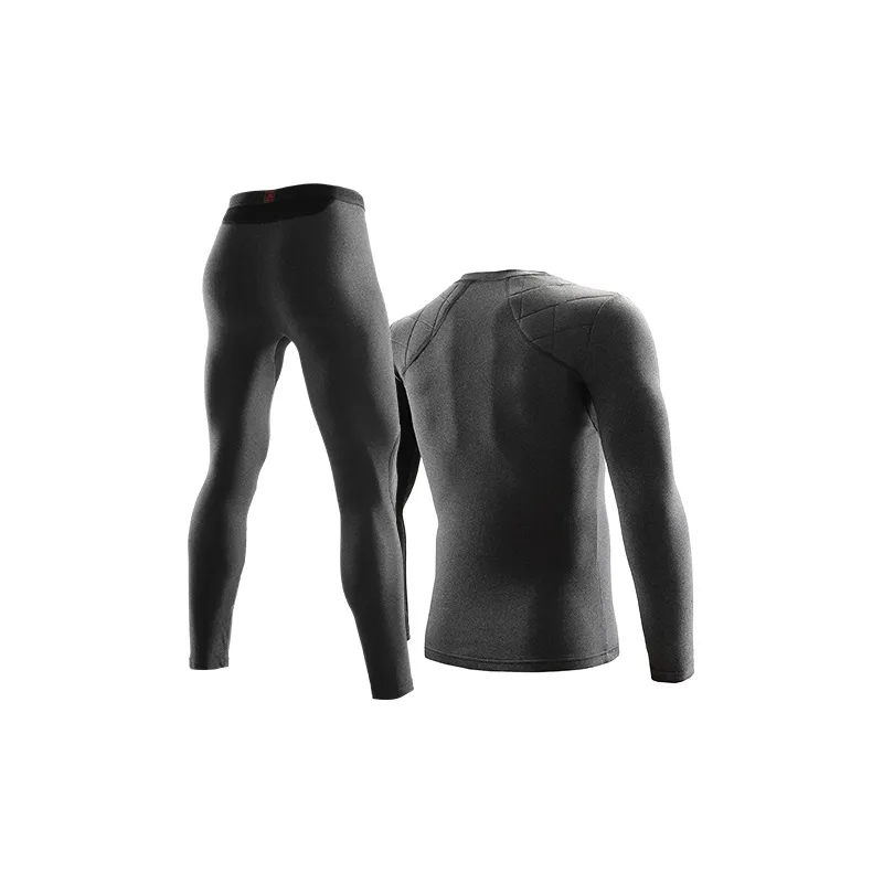 SUPIELD Aerogel Series 5th Grade Double Sided Velvet Far Infrared Warming Cold Resistant Thickened Thermal Set Men's-1