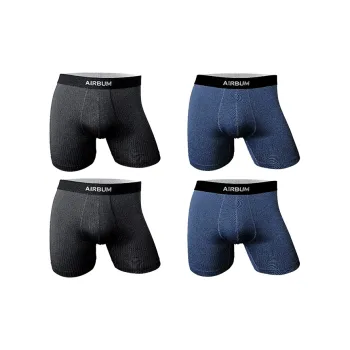 Airbum Underwear Boxer Shorts Men's 4 Pack