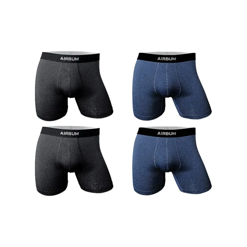Airbum Underwear Boxer Shorts Men's 4 Pack-0