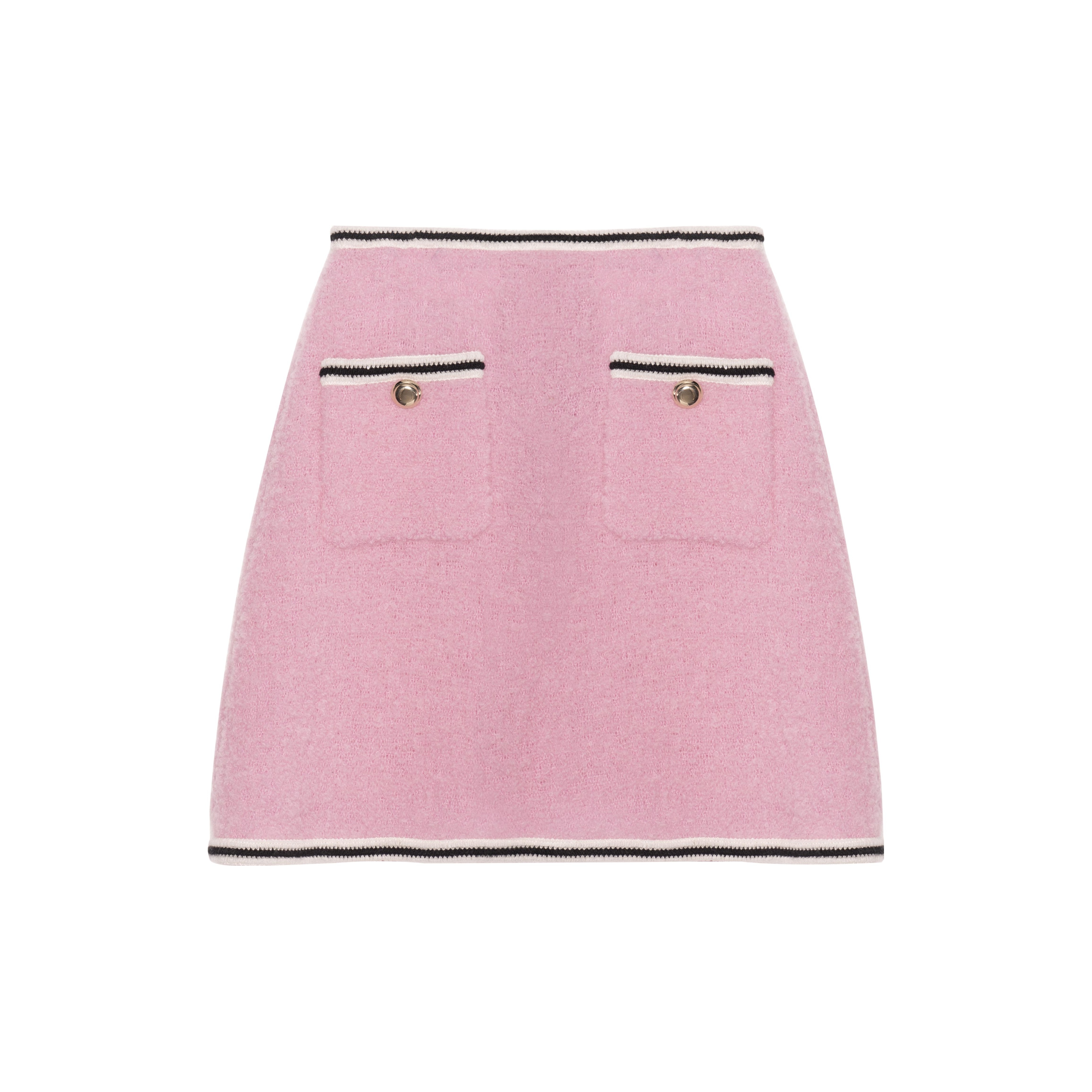 MIU MIU Casual Short Skirts Women's Pink - POIZON
