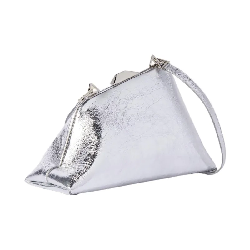 The Attico Day Off Metallic Effect Shoulder Bag-1