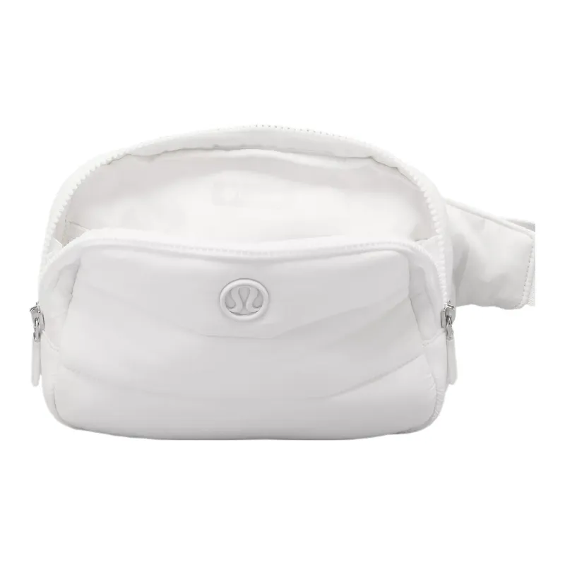 Lululemon Everywhere Nylon Sling Bag Fanny Pack Large Size Unisex White-1