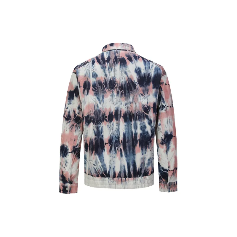 DAVID NAMAN Jackets Men Pink/Blue-2