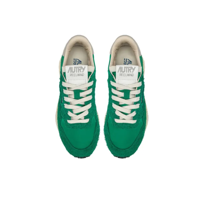 AUTRY Reelwind Panelled Suede Sneakers-2