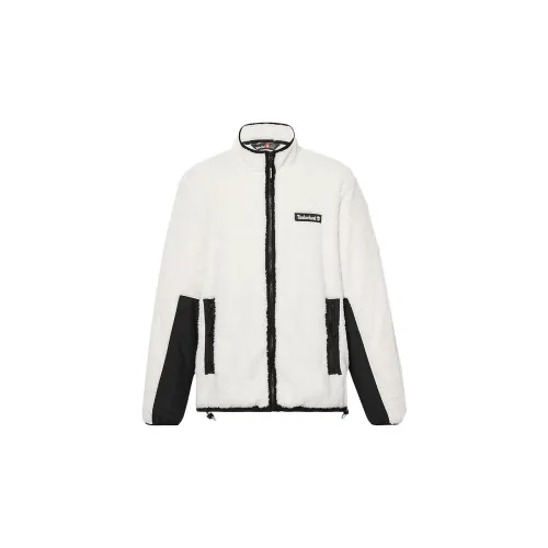 Timberland Velvet-feel Coat Unisex White
