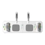 Smart Counting Push-Up Board Foam Controller-White+Resistance Band