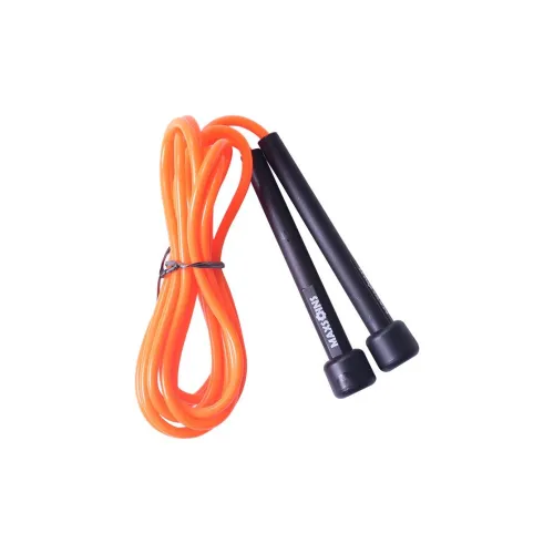 MAXSOINS Fitness Training Non Countable Jump Ropes Students Rope Material PVC, Handle Material ABS Plastic 2.8m Orange