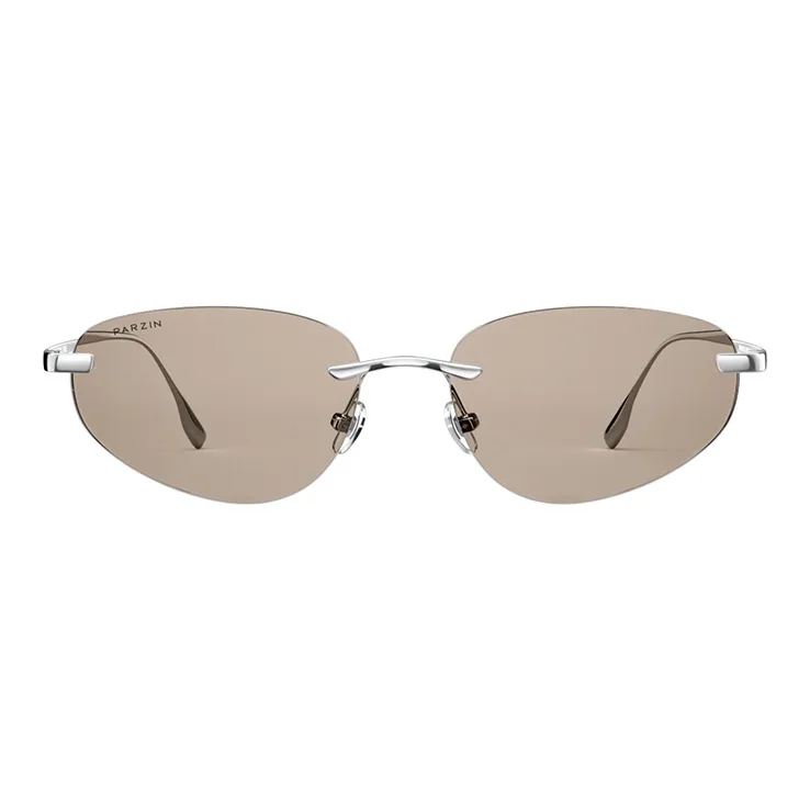 PARZIN Β Titanium Butterfly Sunglasses Unisex Multicolor 8373-12