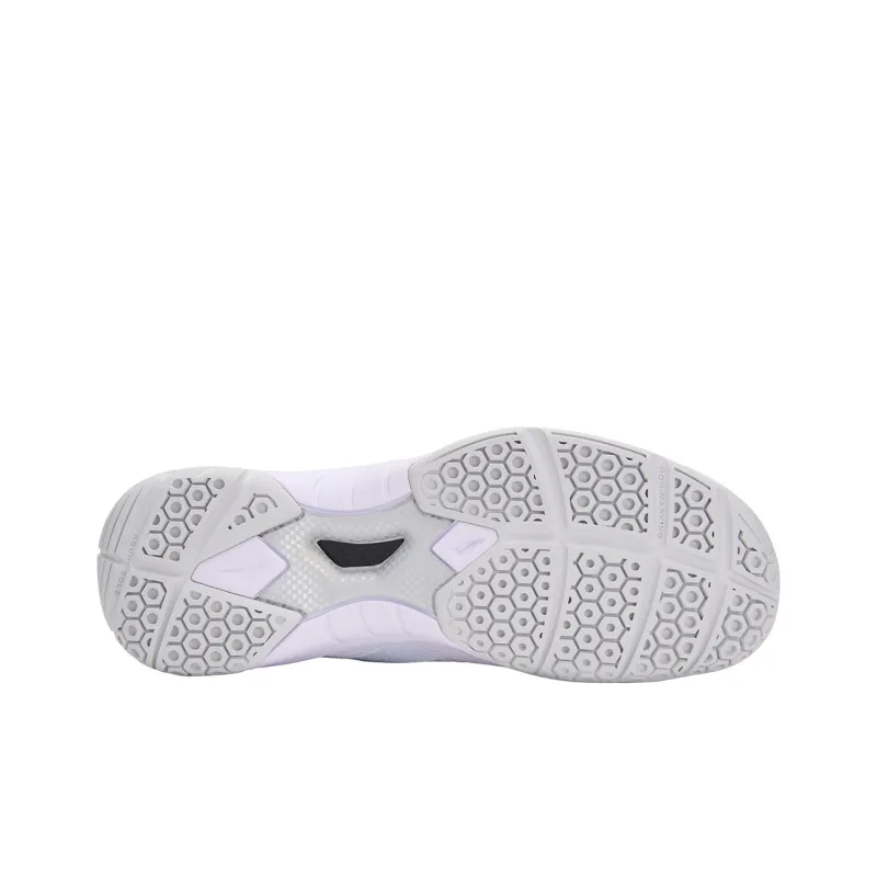 KUMPOO Nebula Slip Resistant, Breathable, And Supportive Low Top Badminton Shoes Unisex White Gray-4