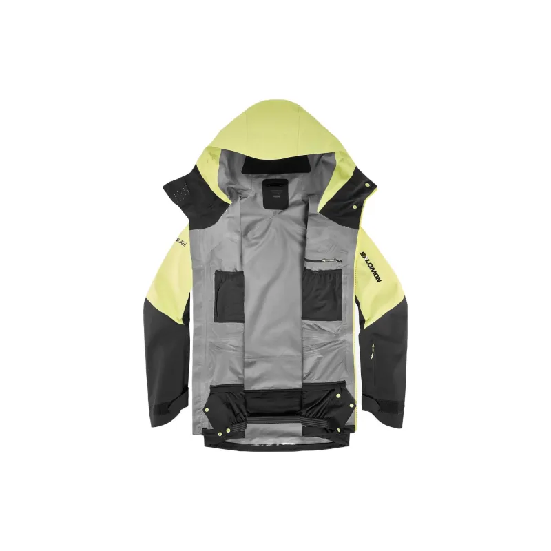 SALOMON QST GORE-TEX PRO Jackets Men Pitch Black-2
