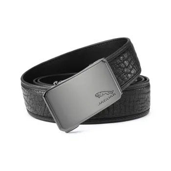 JAGUAR Automatic Buckle Quiet Luxury Wild Buffalo Leather Leather Belts Men's Width 3.5CM