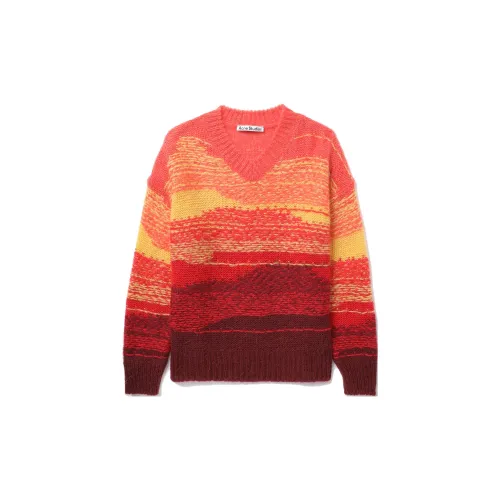 Acne Studios Sweaters Women's Orange New Year Red