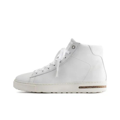 Birkenstock Slip-Resistant High-Top Skateboard Shoes Unisex White Narrow Fit