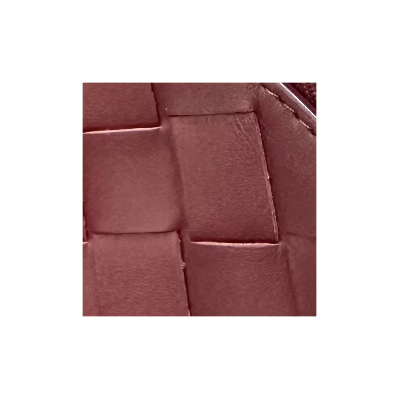Bottega Veneta Calfskin Clutch Large Size Men's Bordeaux Red-3