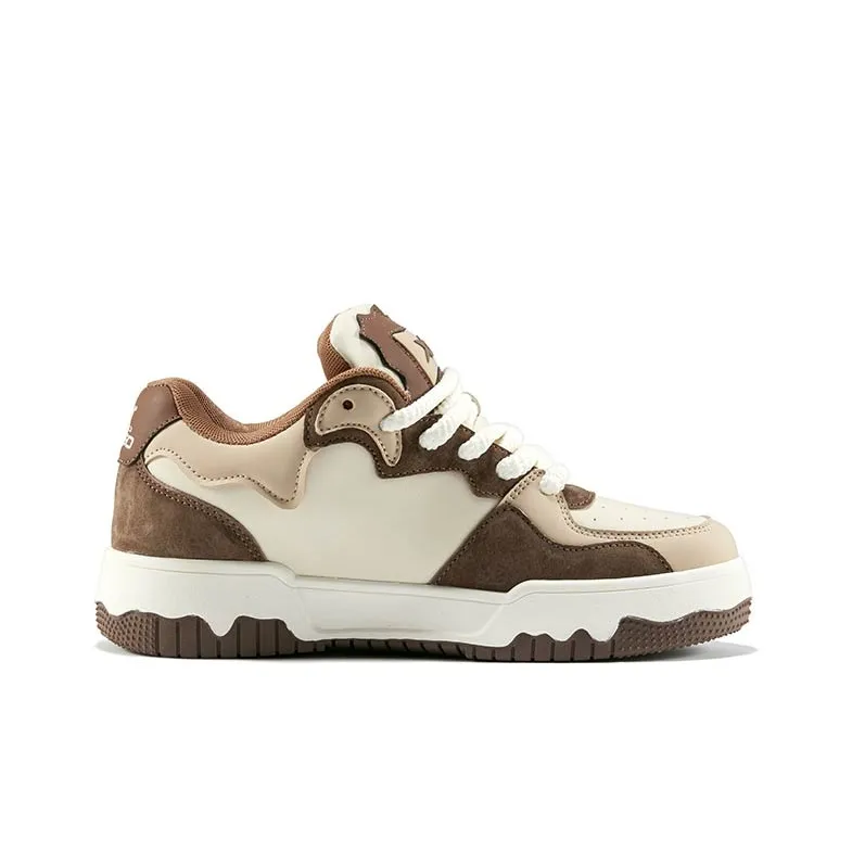 XIANGGUAN XGGO Lightning No.1 Wear Resistant Slip Resistant Low Top Skateboard Shoes Unisex Coffee-1