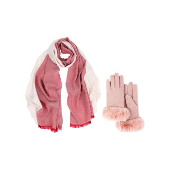 MARJAKURKI Wool Scarf Glove Serene Snowy Night Adora Elfina Greeting Card Artistic Style Unisex