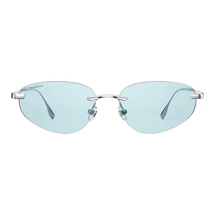 PARZIN Β Titanium Butterfly Sunglasses Unisex Multicolor 8373-17