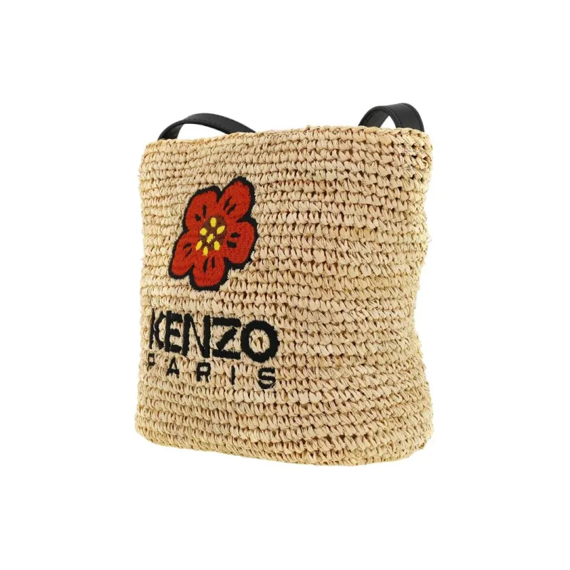 KENZO Logo Embroidered Shoulder Bag-1