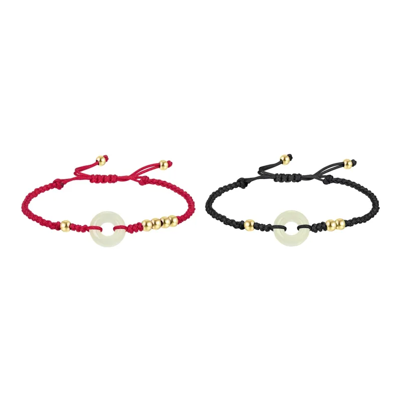 Worship Hetian Jade 925 Sterling Silver Bracelets Unisex Pale Greenish White Jade-0