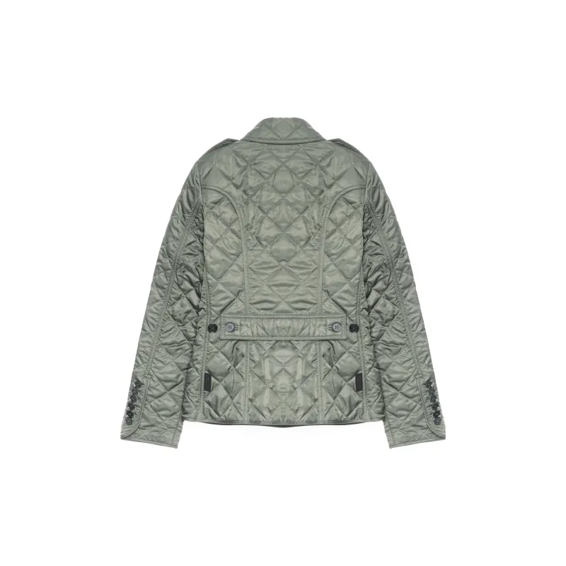 Burberry Jackets Coats Women's Olive-1