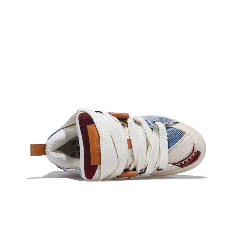 Palladium Low-Top Skateboard Shoes Women's Yellow Brown-3