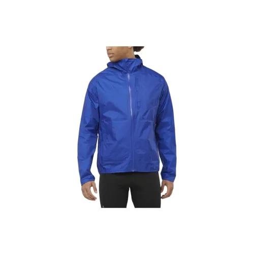 SALOMON Jackets Men Blue