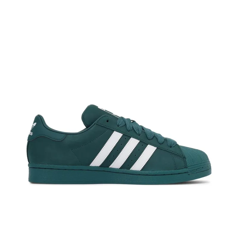 Adidas Originals SUPERSTAR Slip Resistant Low Top Skateboard Shoes Unisex Green White-1
