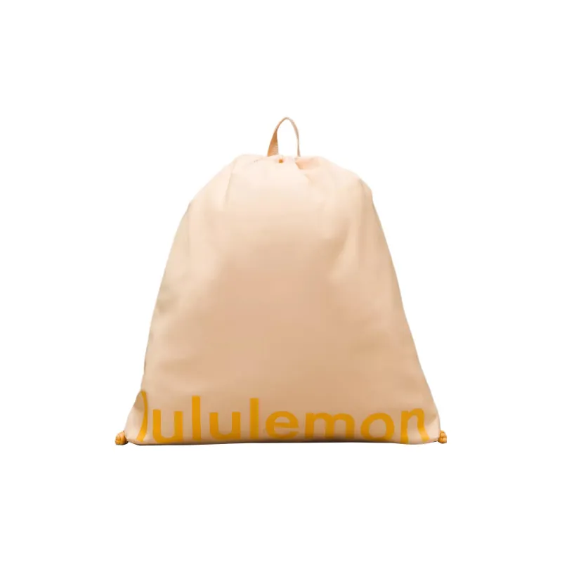 Lululemon Lightweight Series Recycled Polyester Gym Bag Small Size Unisex Summer Light With Mango Dream-0