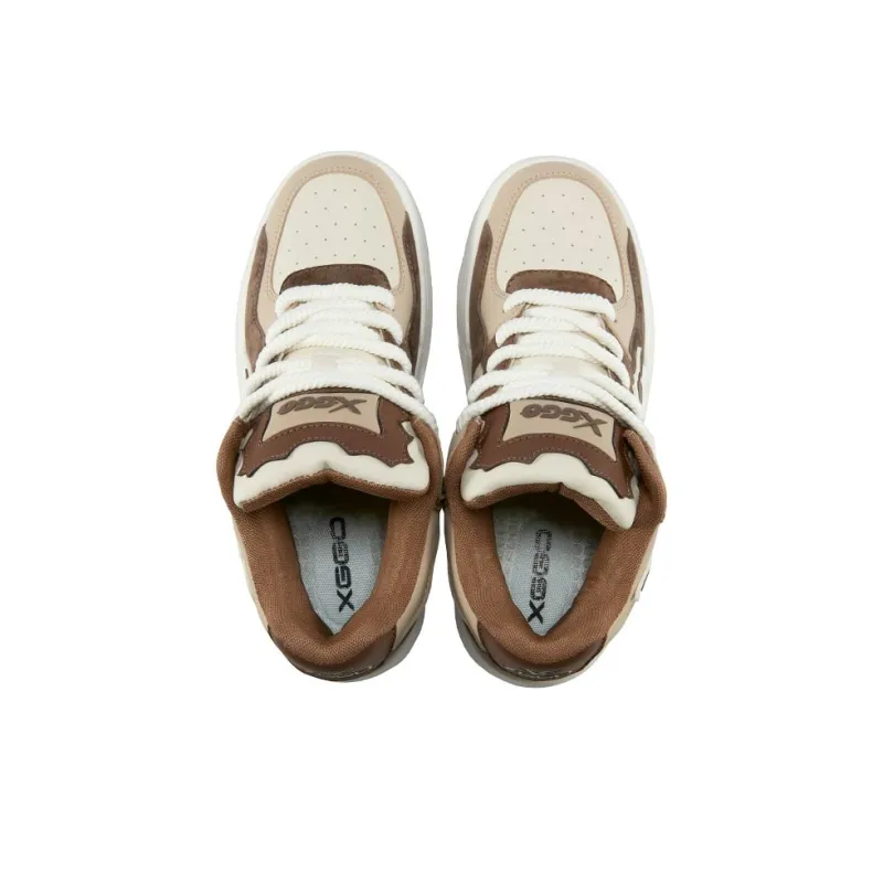 XIANGGUAN XGGO Lightning No.1 Wear Resistant Slip Resistant Low Top Skateboard Shoes Unisex Coffee-3