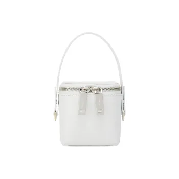 FERRAGAMO Calfskin Shoulder Bag, Crossbody Bag, Handbag Extra Mini Women's Optical White