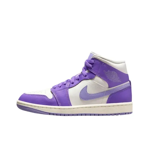 Jordan 1 Mid Action Grape Women's