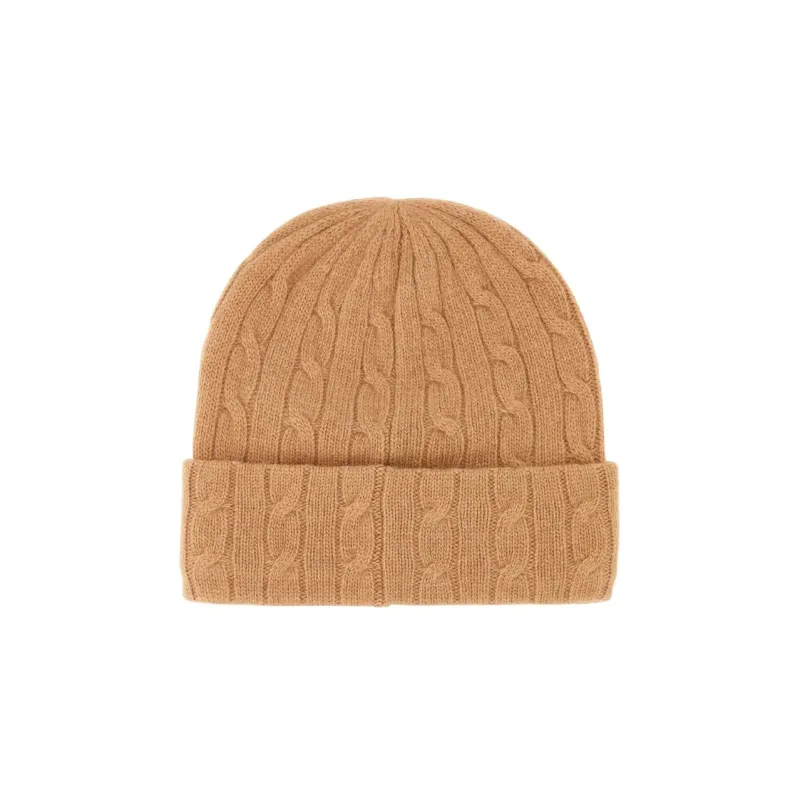 Polo Ralph Lauren Polo Pony embroidered Cable knit Beanie-1