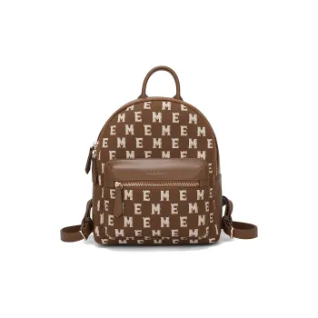 MEXICAN Fabric Carry Backpack Regular Women's Black/Brown