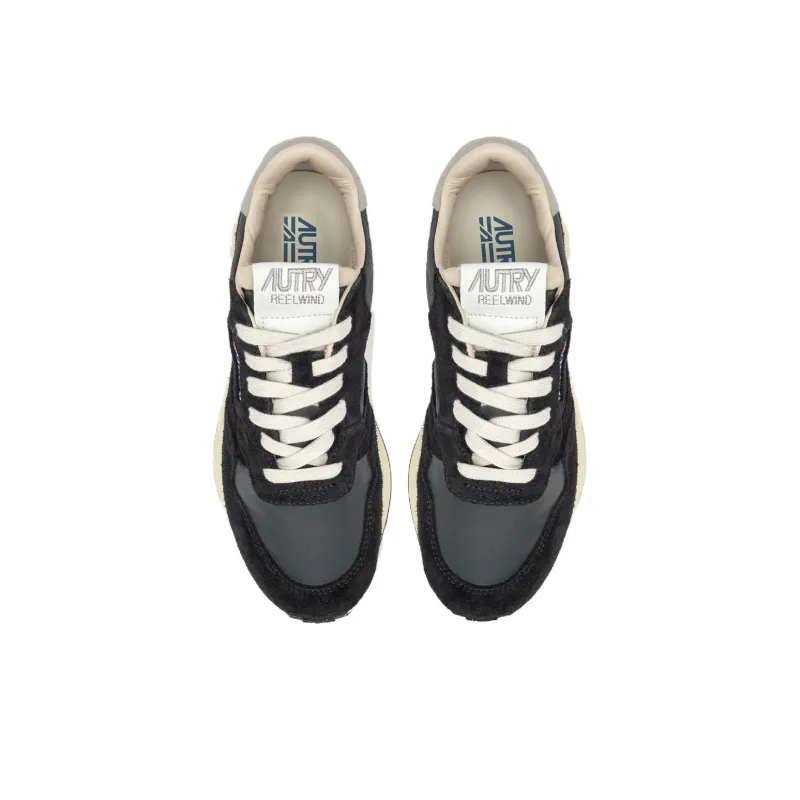 AUTRY Reelwind Panelled Suede Sneakers-2