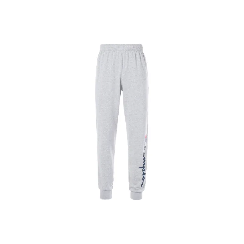 Champion Knitted Sweatpants Unisex Light Gray-1