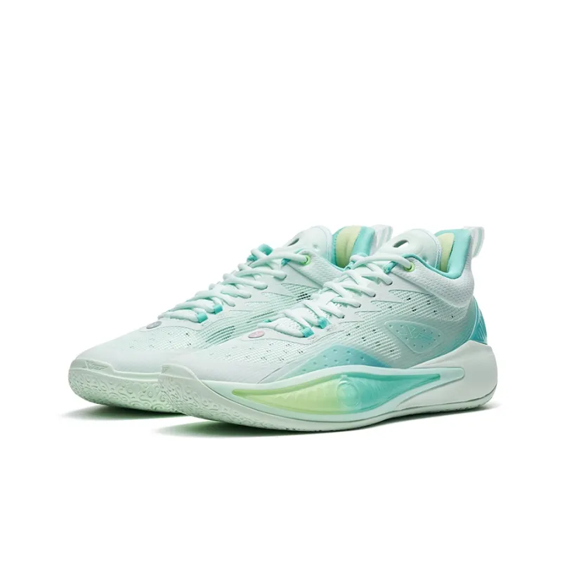 XTEP Edge 1 Slip Resistant Low Top Basketball Shoes Men's Foam Green-2