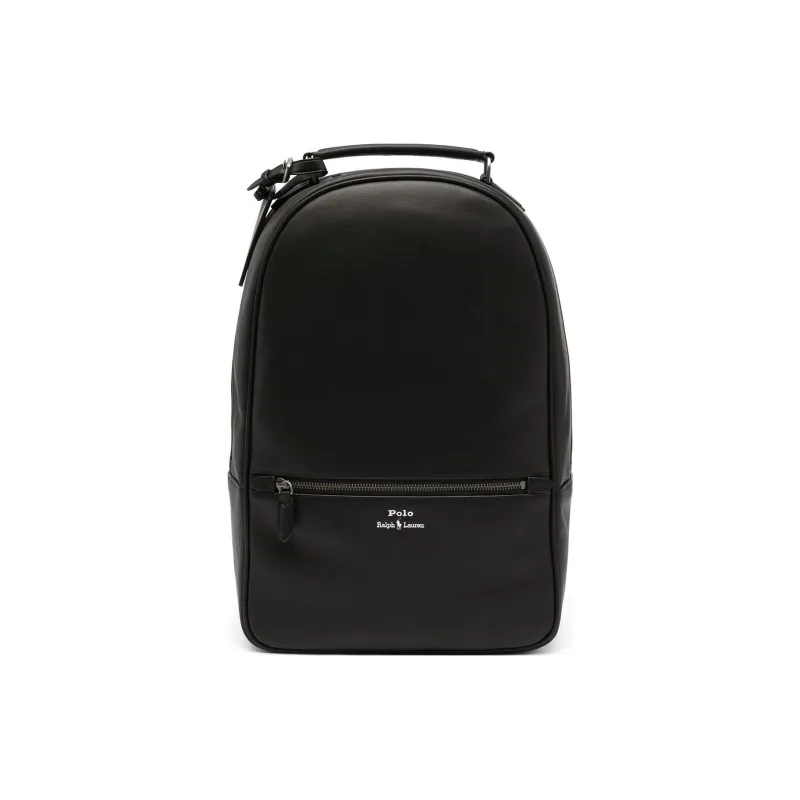 Polo Ralph Lauren Leather Backpack Men's Black-0